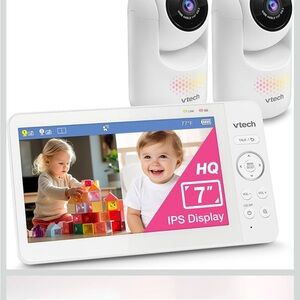 VTech 2 Digital Cameras with IPS Display Baby Monitor